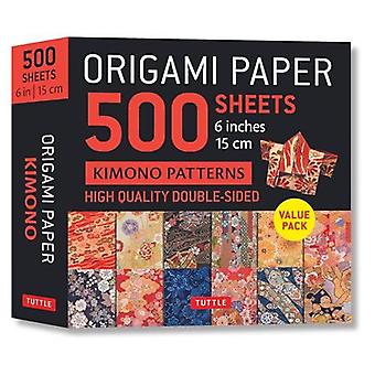 Origami Paper 500 Sheets Kimono Flowers 6 15 Cm - Tuttle Publishing