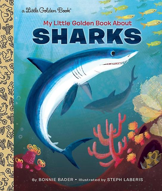 My Little Golden Book About Sharks by Bonnie Bader Paperback Book