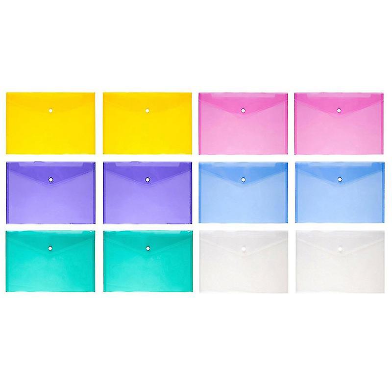 12pcs Paper File Folder