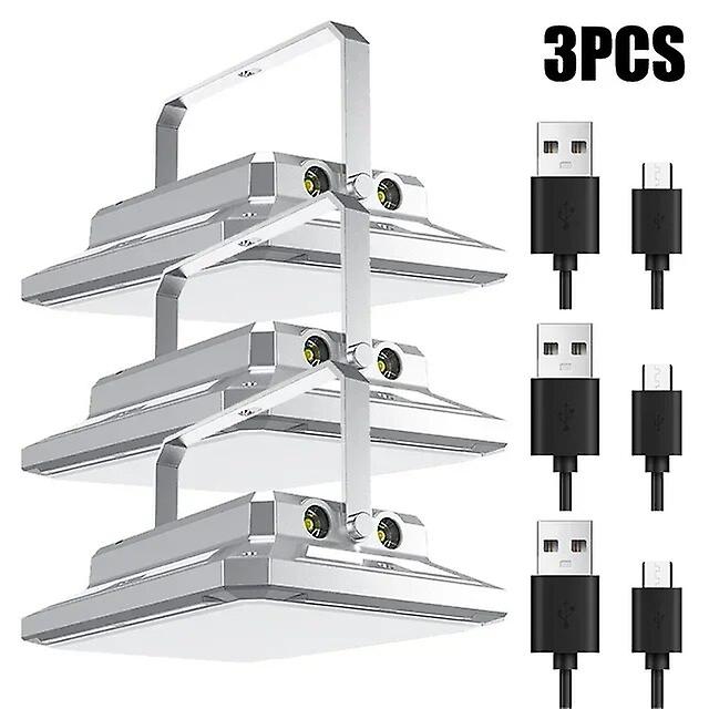 4000mah Led Camping Light Usb Rechargeable Tent Lantern With Magnet Portable Strong Light Emergency Lamp Outdoor Repair Lighting