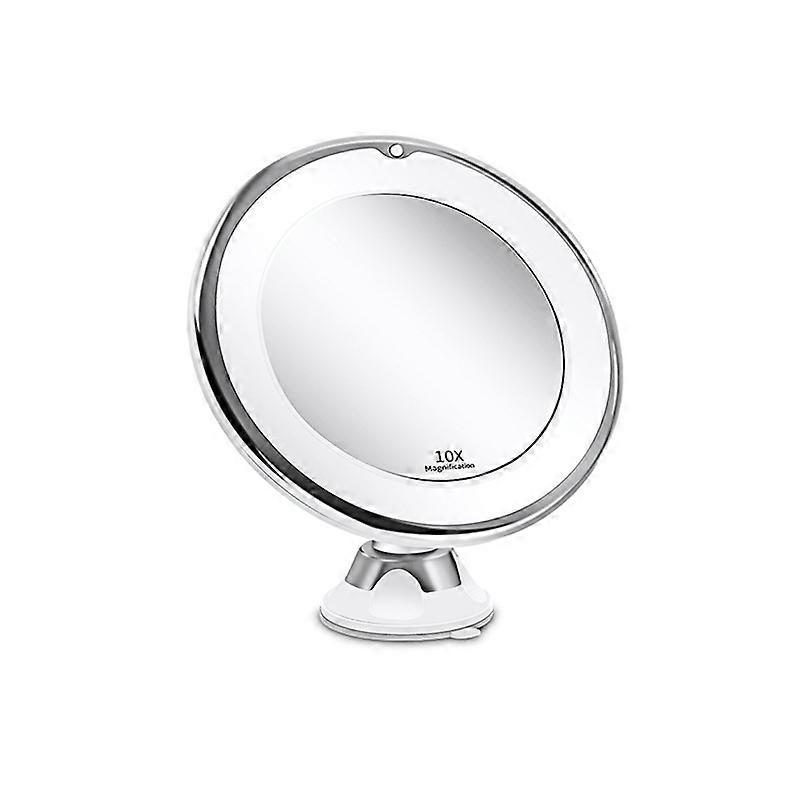 12cm Suction Cup Makeup Mirror with LED Fill Light