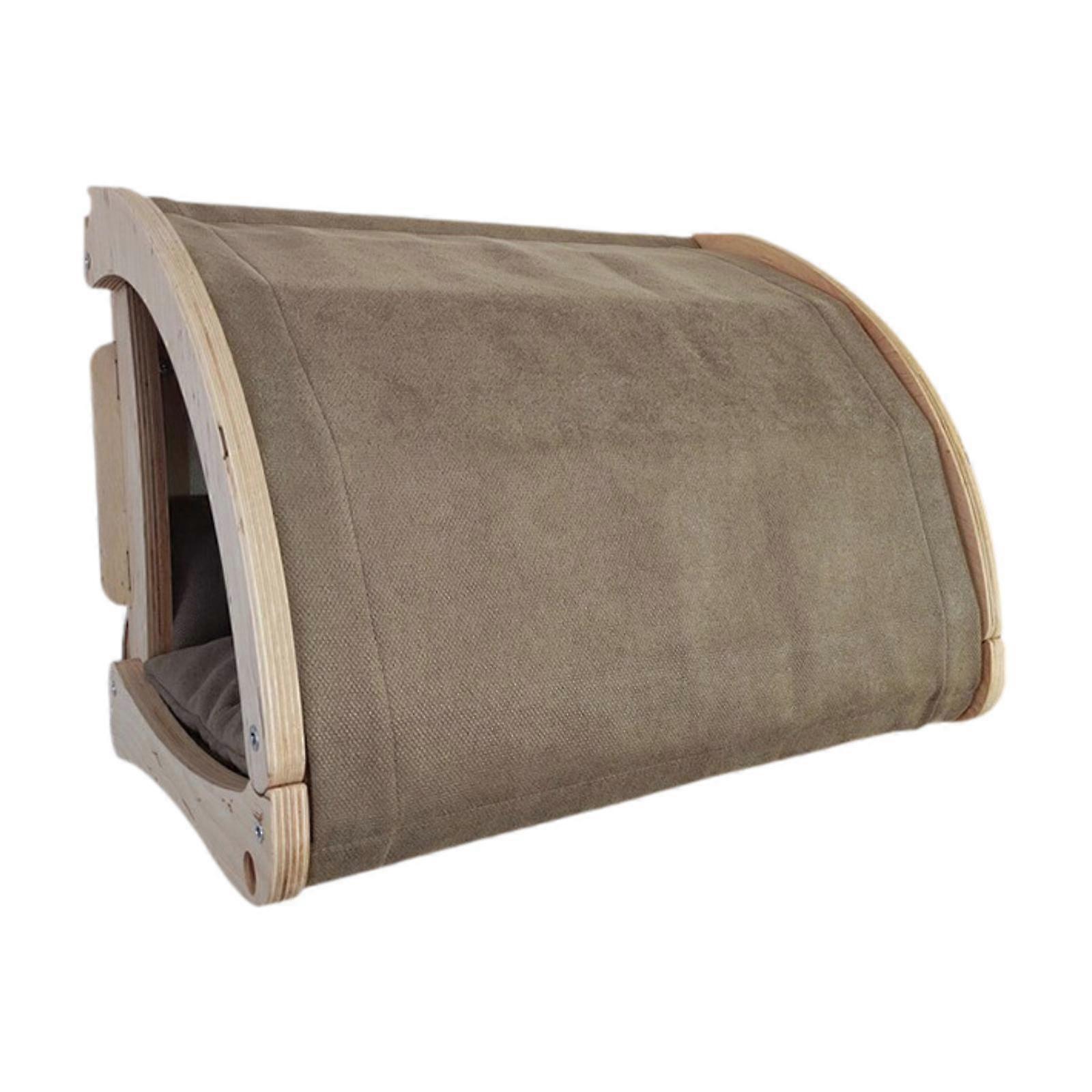 Wooden Cat House Hanging Pet Activity Center Cat Nest for Kittens Kitty Rest