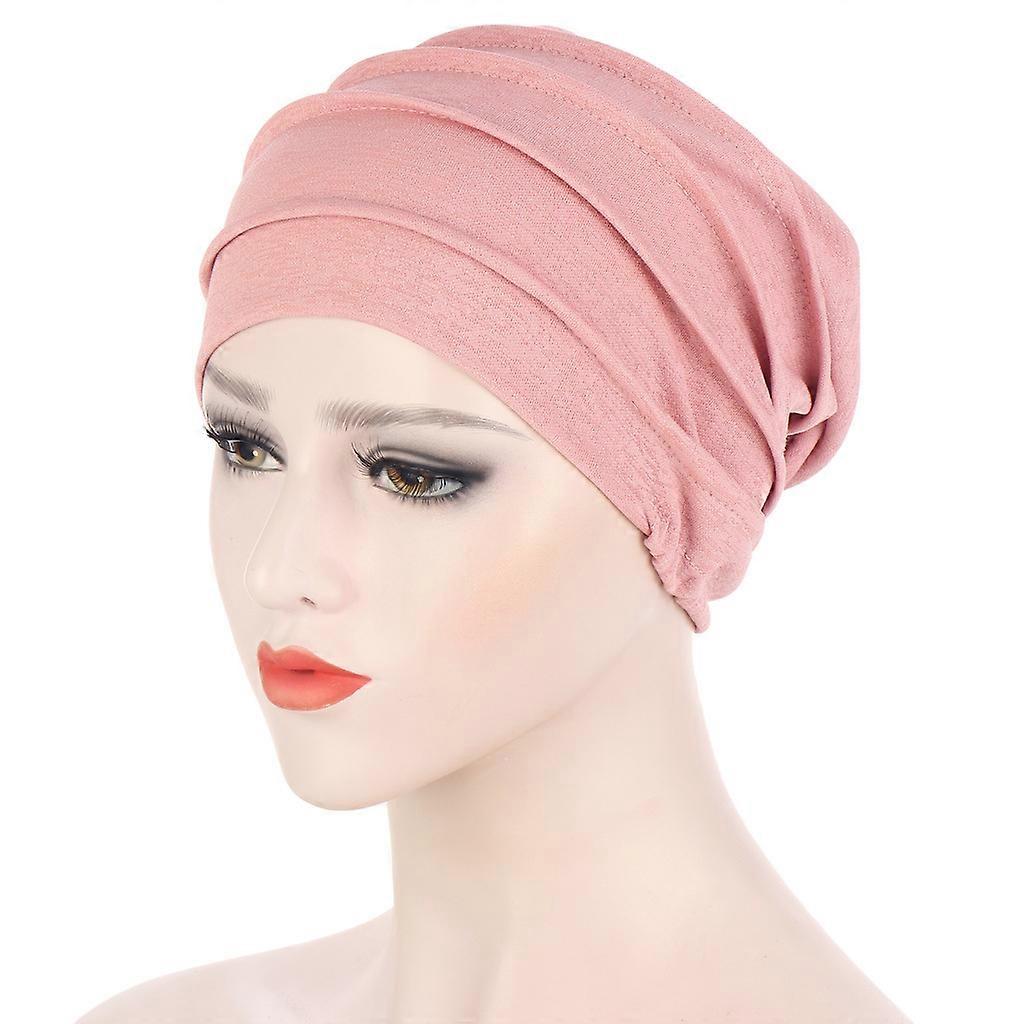 Hexagonal discount Stack cap solid color Muslim hooded hat