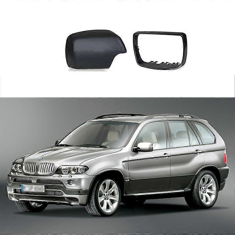 Suitable For 00-06 Bmw E53 X5 Door Wing Mirror Bracket Rearview Mirror Decorative Ring Shell Frame