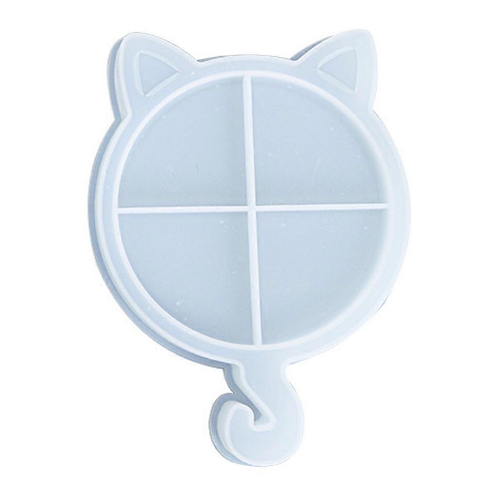  DIY Fruit Plate Casting Mold Serving Borad Crystal Epoxy Mold Coaster Cup Mat