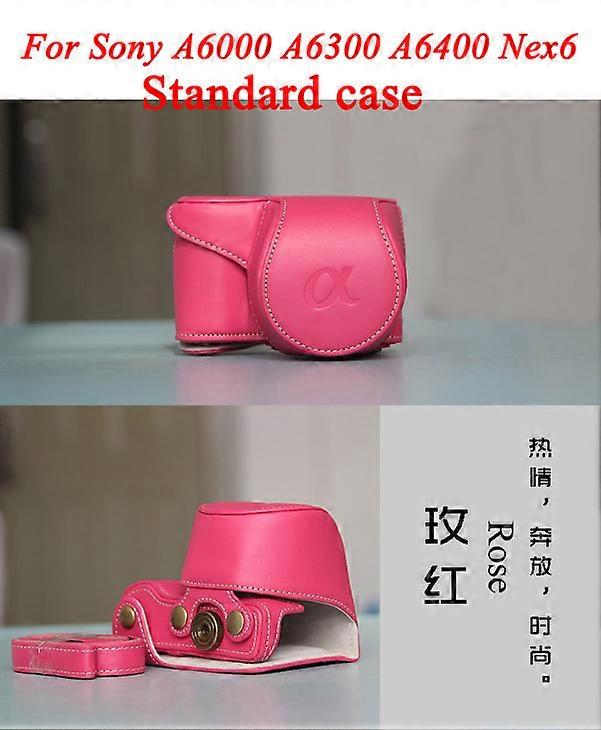 High quality Vintage PU leather Camera Bag Case Cover Pouch for Sony A5000 A5100 A6000 A6100 A6300 A6400 Nex6 Camera