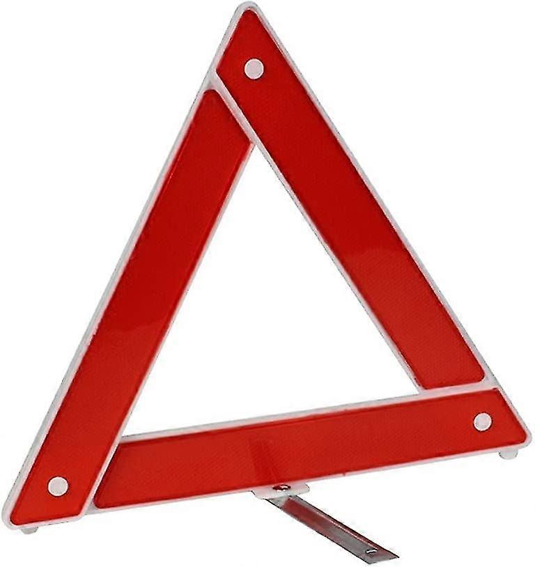 Dynamovolition Car Vehicle Emergency Breakdown Warning Sign Reflective Triangle Road Safety Foldable-red