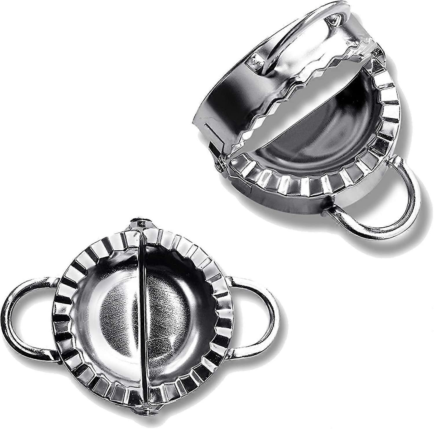 2 Pack Dumpling In Stainless Steel, Pastry Tools, Mini Press Dumpling Press, Pie