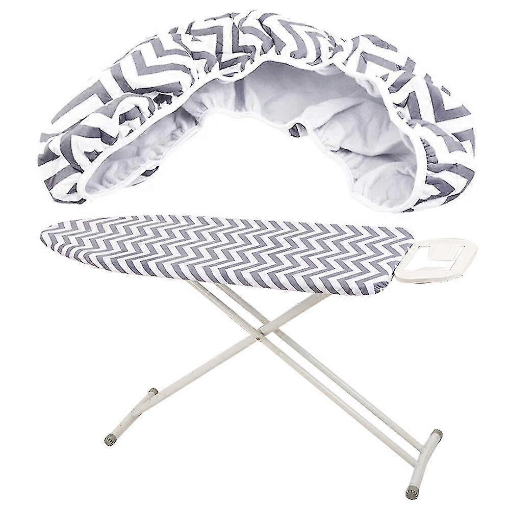 غطاء طاولة الكي 150X50 سم ، حافة مرنة ، مقاومة للبقع الحارقة ، سميكة ، قابلة للغسل