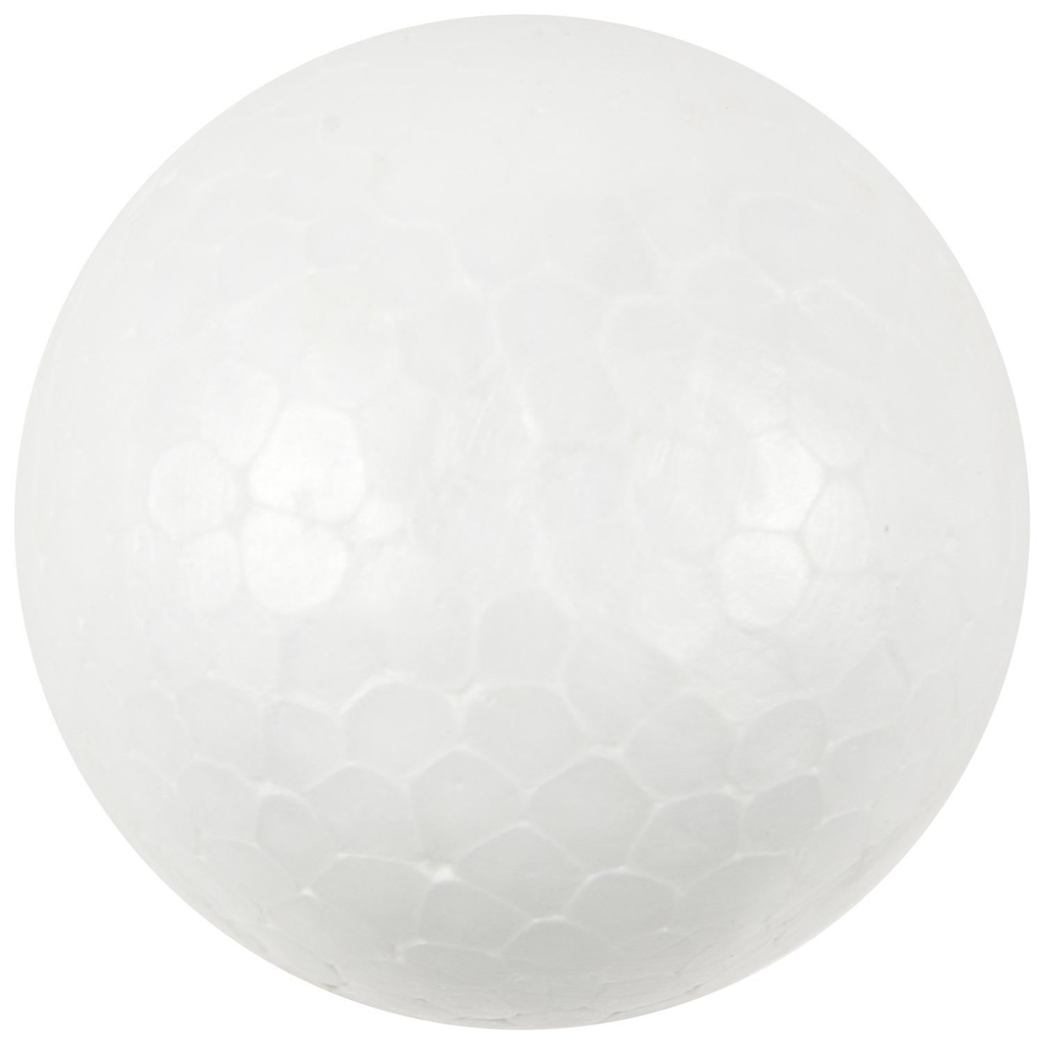 10 x Modelling Craft Polystyrene Foam Ball Sphere 6cm---White