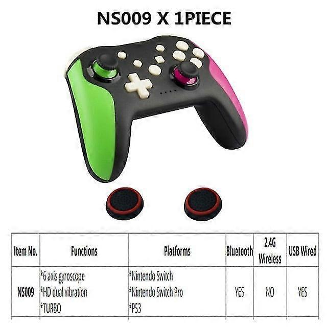 2Pcs bluetooth 2.4g wireless controller for nintendo switch