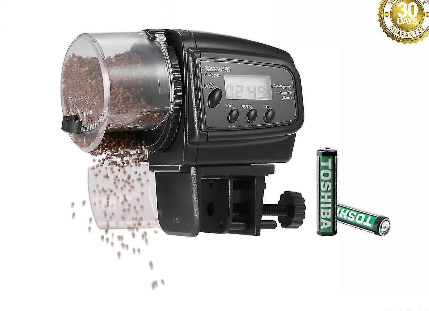 digital lcd timer automatic fish feeder aquarium tank fish turtle vacation feede