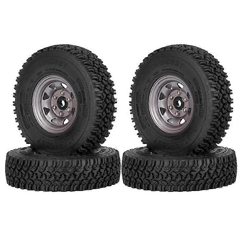 4st 1.55 metall beadlock fälg däck set, 2