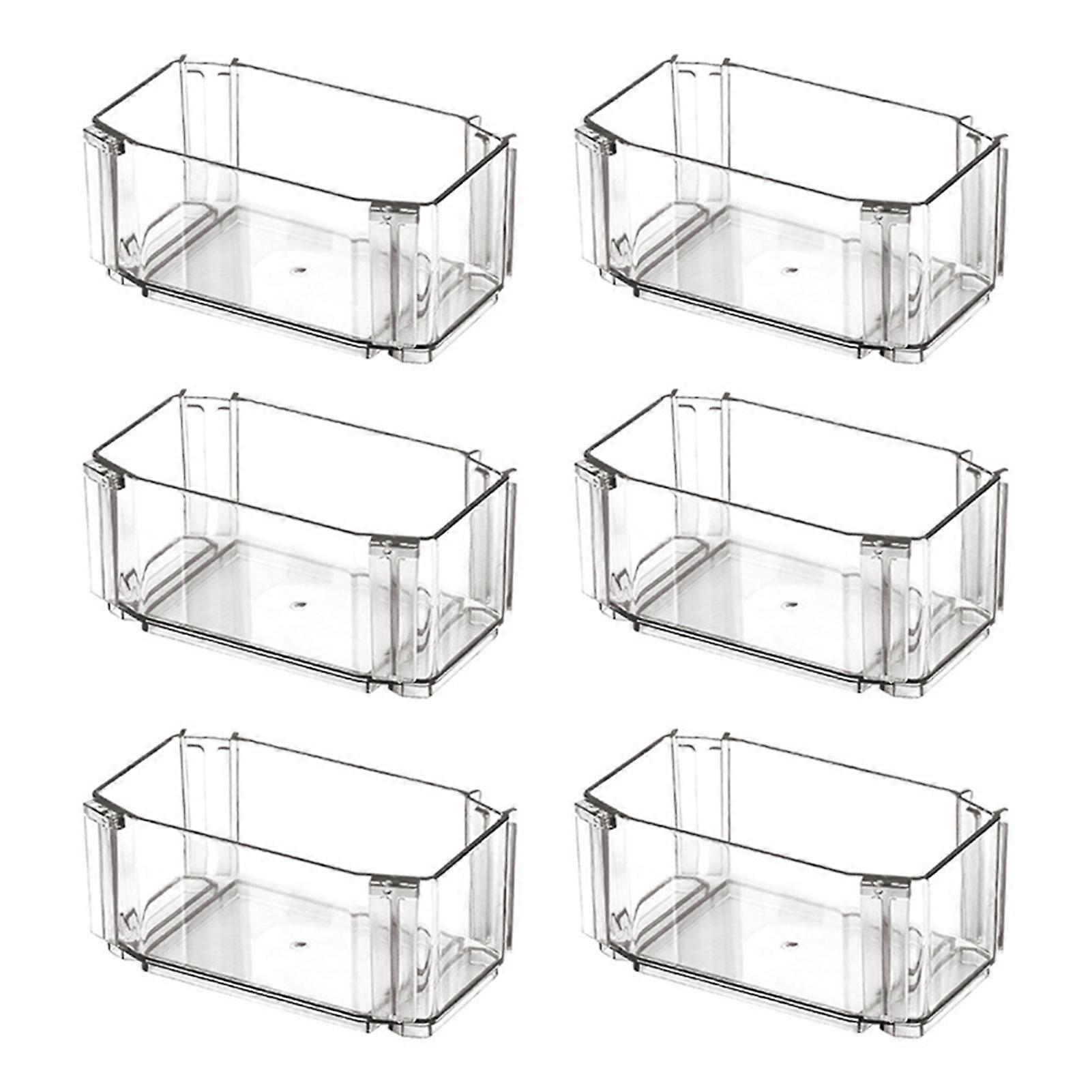 1pc/6pcs Honeycomb-shaped Storage Box Large Capacity Cabinet Storage Box Home Storage Accessories