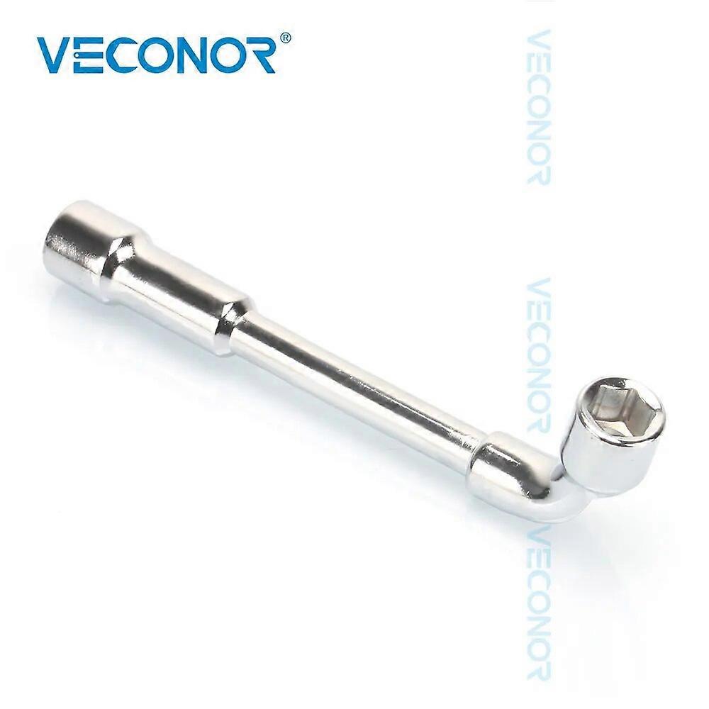 13mm L Type Angled Socket Wrench Spanner With Thru Hole Chome Vanadium