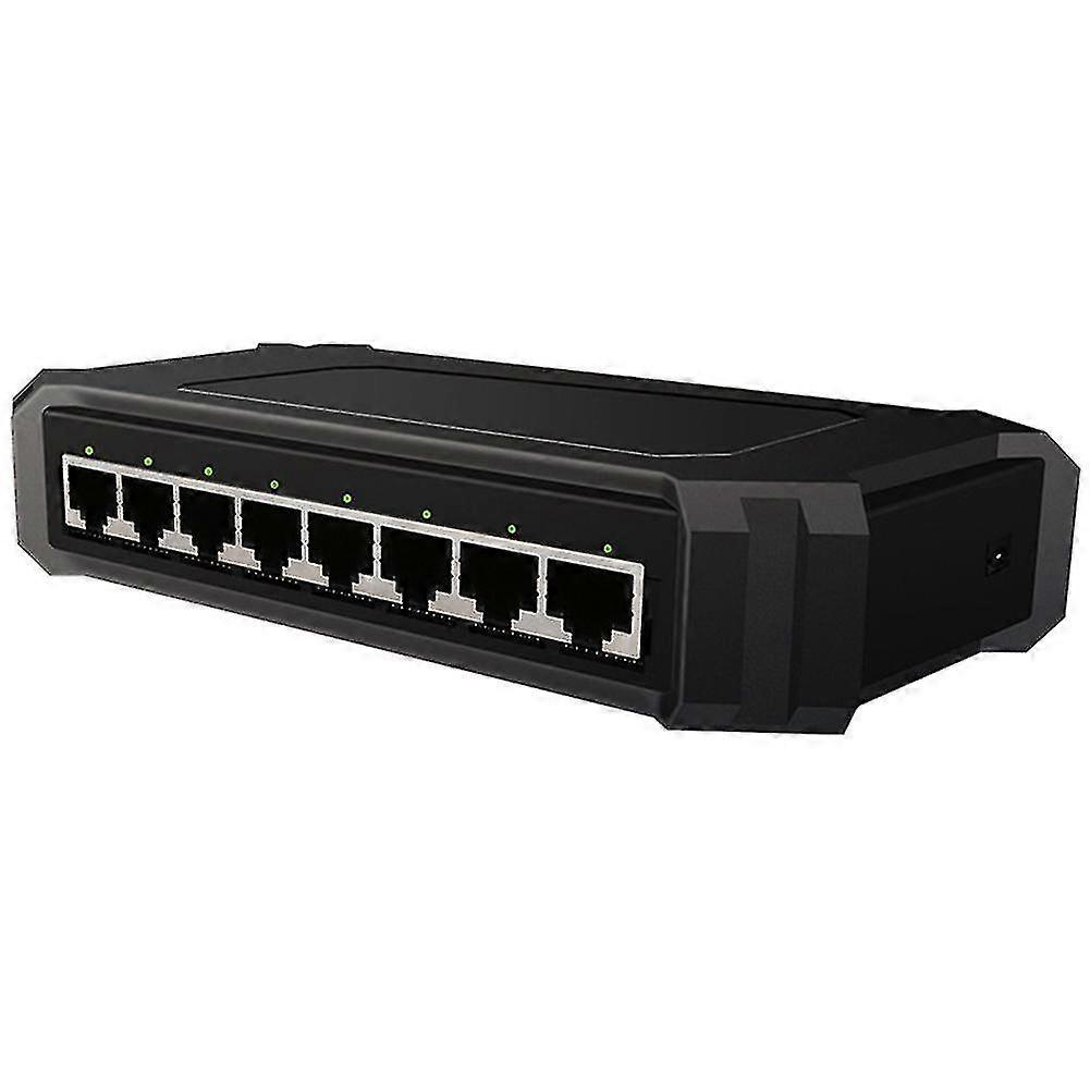 8 Port 1000mbps Gigabit Network Switcher Home Shunt Network Monitoring Switch Eu Plug