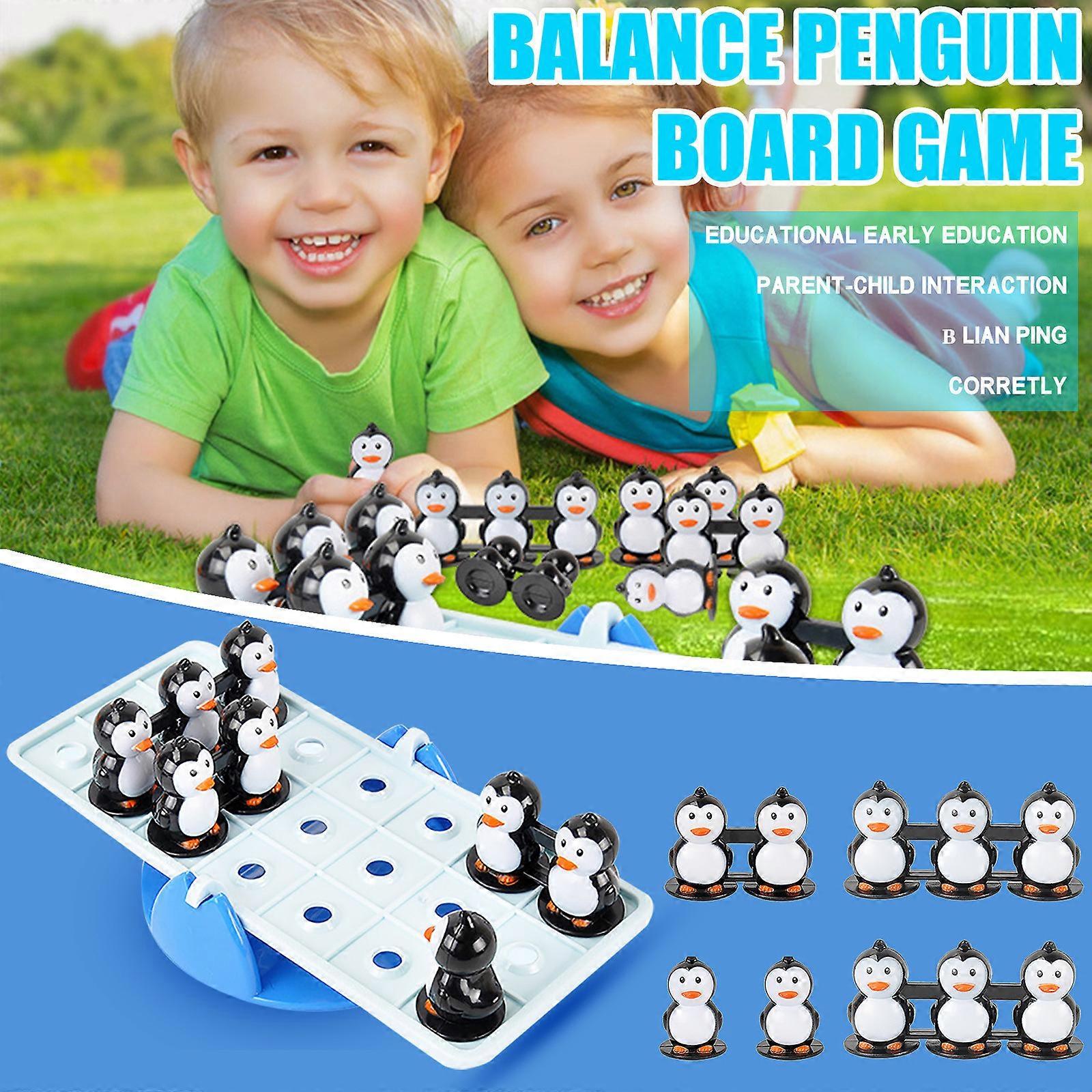 Penguin Seesaw Toy Multiplayer Children Interactive Board Games Set