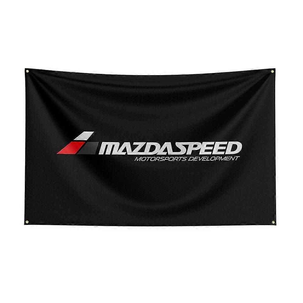 90X150Cm Bendera Mazdasspeed Spanduk Mobil Balap Cetak Poliester untuk Decor1