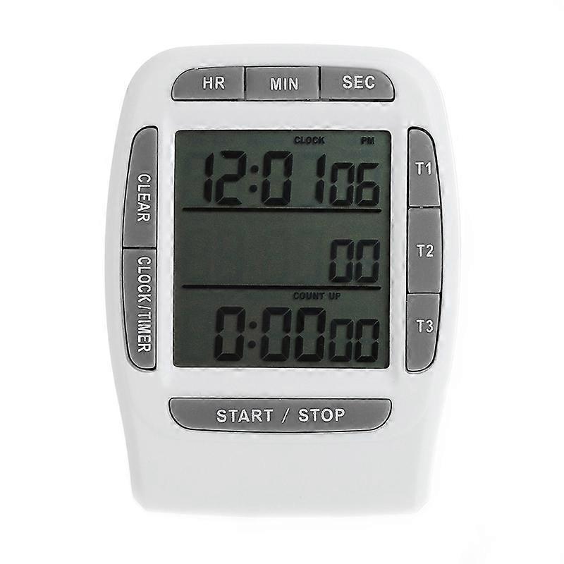 Digital LCD Multi-Channel Timer CountDown Laboratory 3 Channel Timers 99 Hours