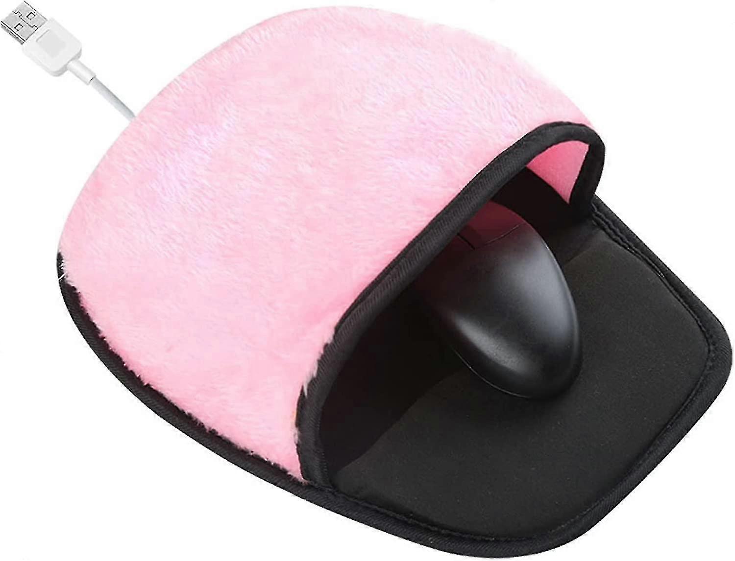 Usb Heated Mouse Pad Mouse Hand Warmer With Wristguard Warm Winter