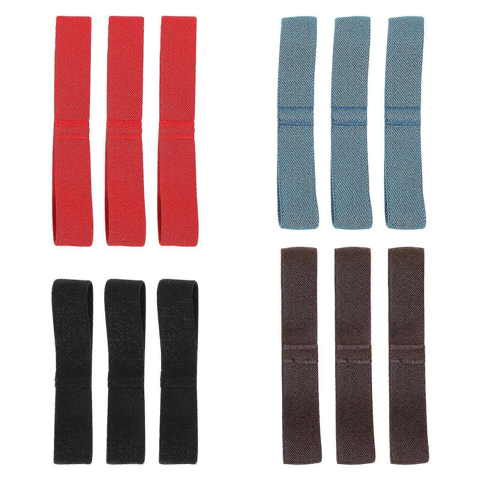 12 Pcs Practical Bento Box Straps Nylon Lunch Container Box Fixing Straps