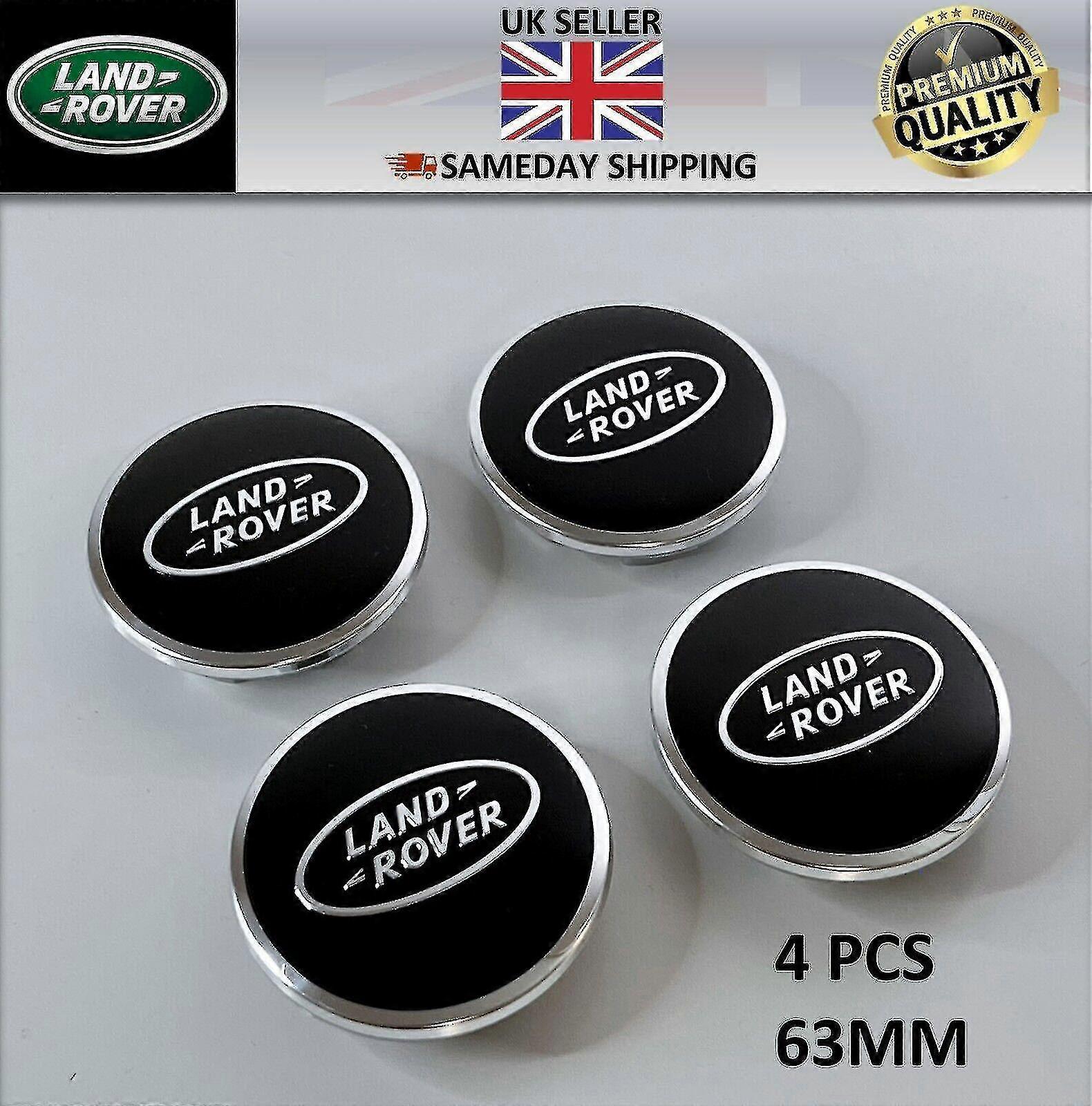 4 X Land Rover Cappellini Centrali Nero Range Rover Sport Evoque Velar Discovery 63mm