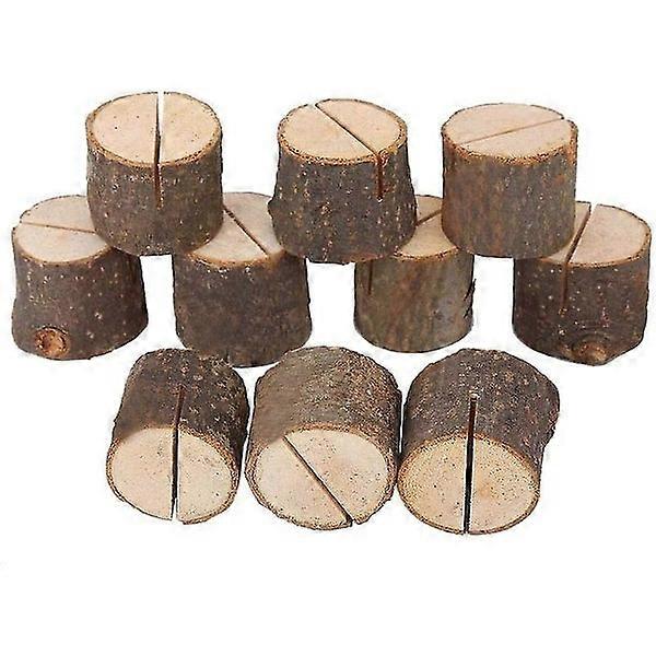 Tarjeteros de madera para bodas - Juego de 20