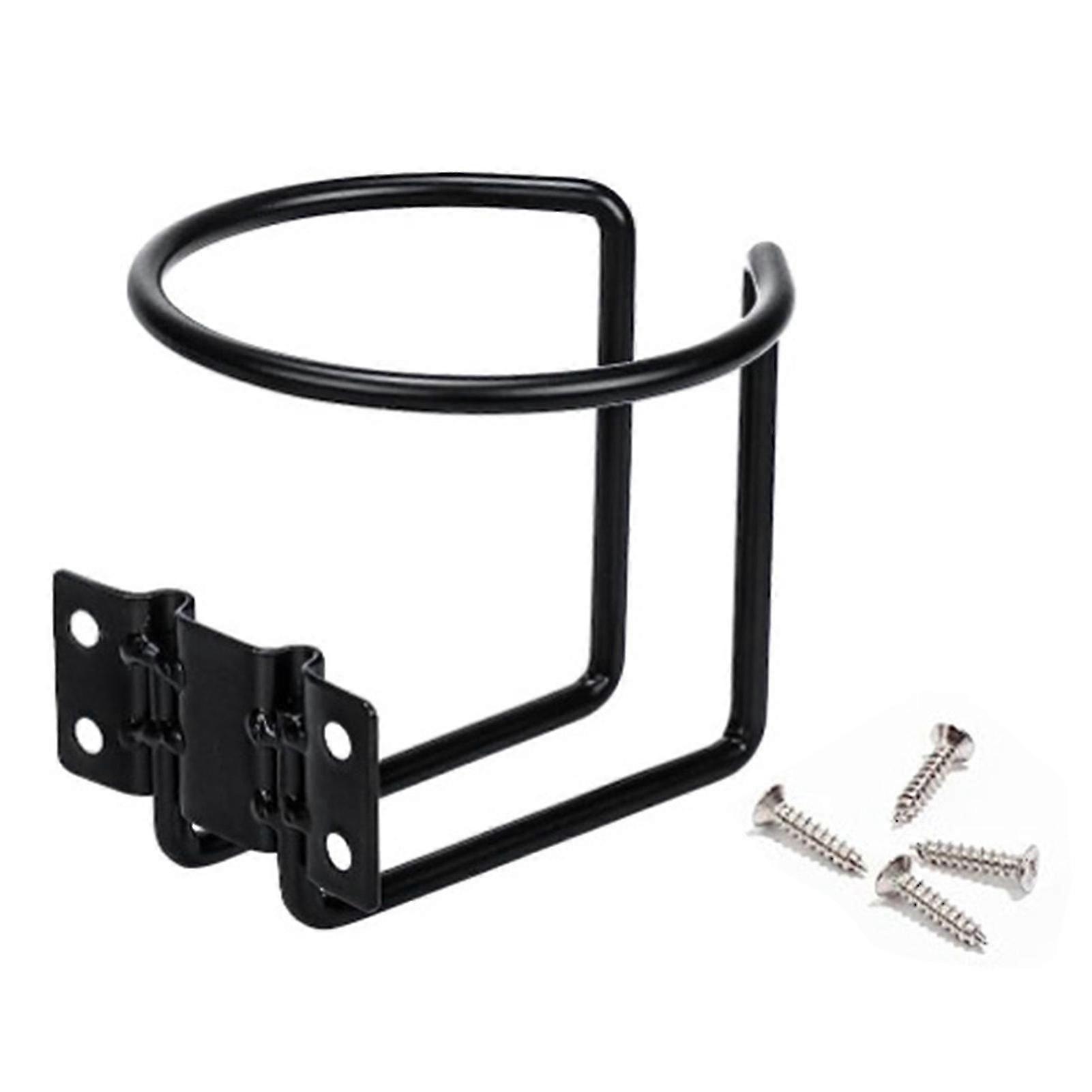 Metal Boat Cup Holder L-shaped Outlet Universal Drink Stand Iron Fixed Teacup Rack Multi-purpose Seat Drink Holder With 4 Installation Screws Xi