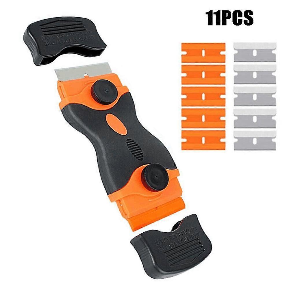 Ceramic Hob Scraper + 20 Blades, Versatile Glass Scraper Ceramic Hob Scraper for Windows/Mirror/Floo