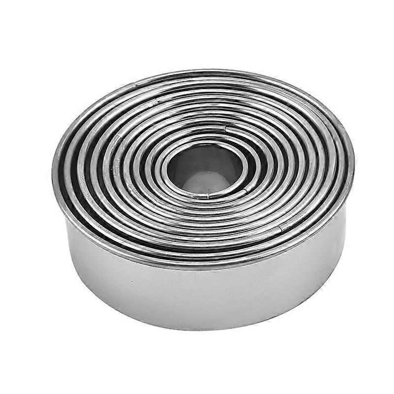 Round knives 11 pieces silver