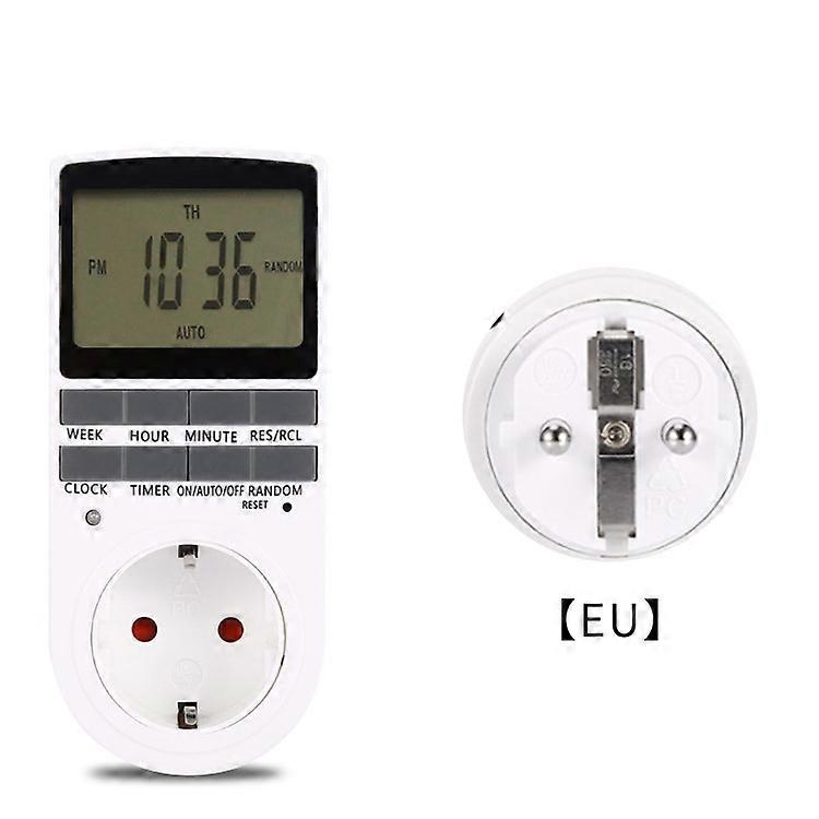 Timer Socket 12/24h LCD Display Timer,for Kitchen Appliance AC220V