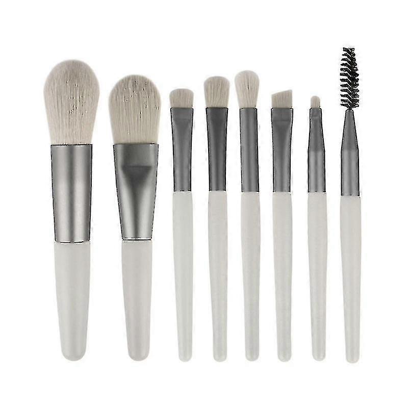 8 Piece Mini Makeup Brush Tool Set