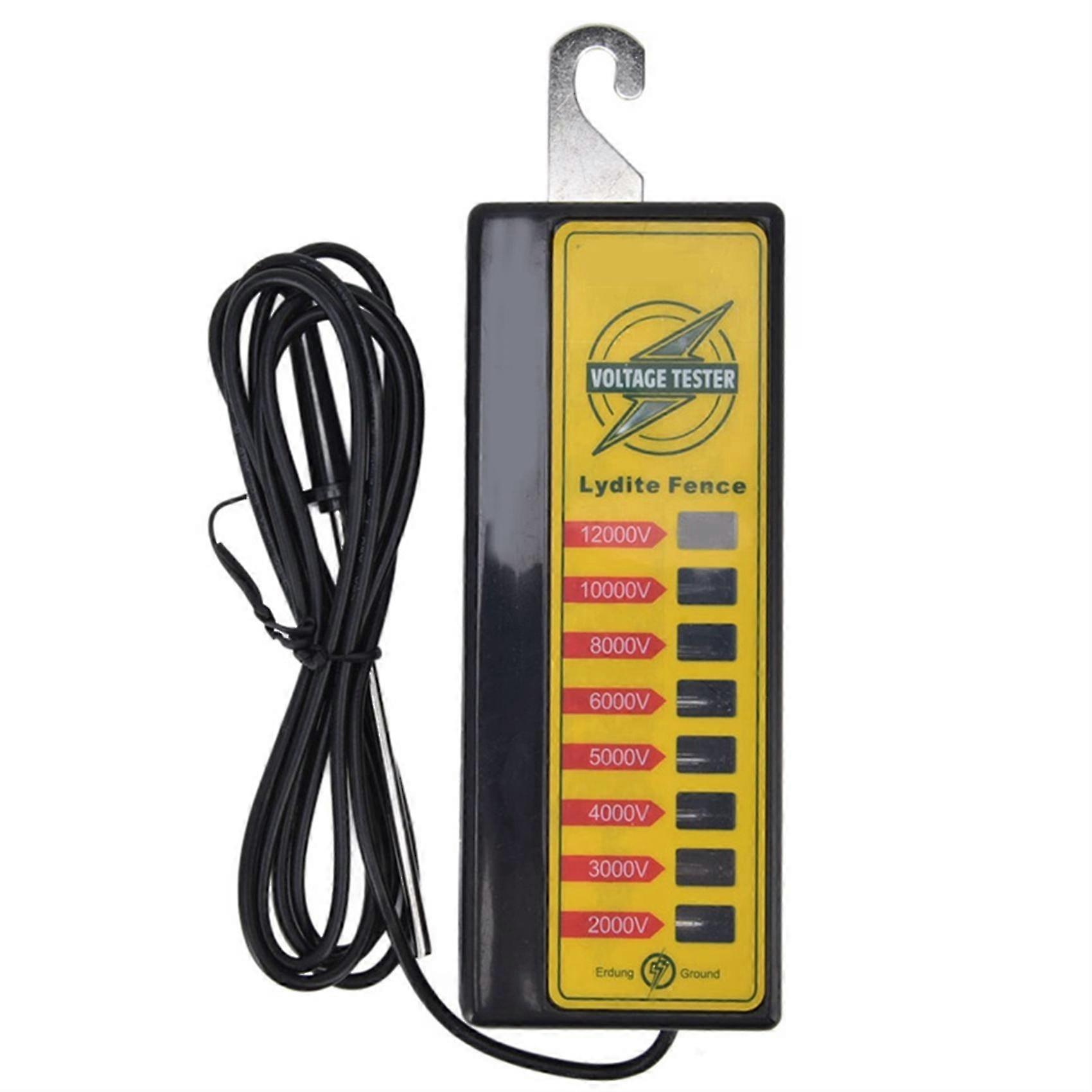 Electric Fence Voltage Tester, 12kv Fence Tester Fault Finder Farming