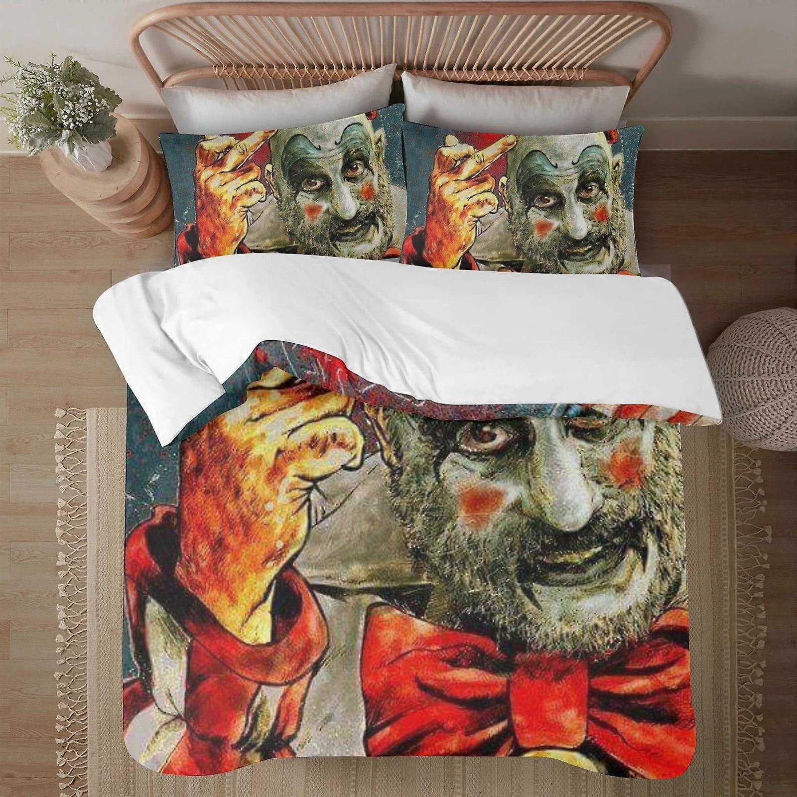 v6275 Lakan Sängkläder Djävulens Rejects 3-delat sängkläder1 påslakan +2 örngott för barn pojkar flickor vuxen tecknad film varm söt mode holi