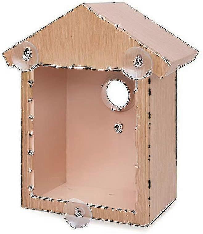 Fgao Wild Bird Watching Nesting Box Set Birdhouse Kit With Spy Window