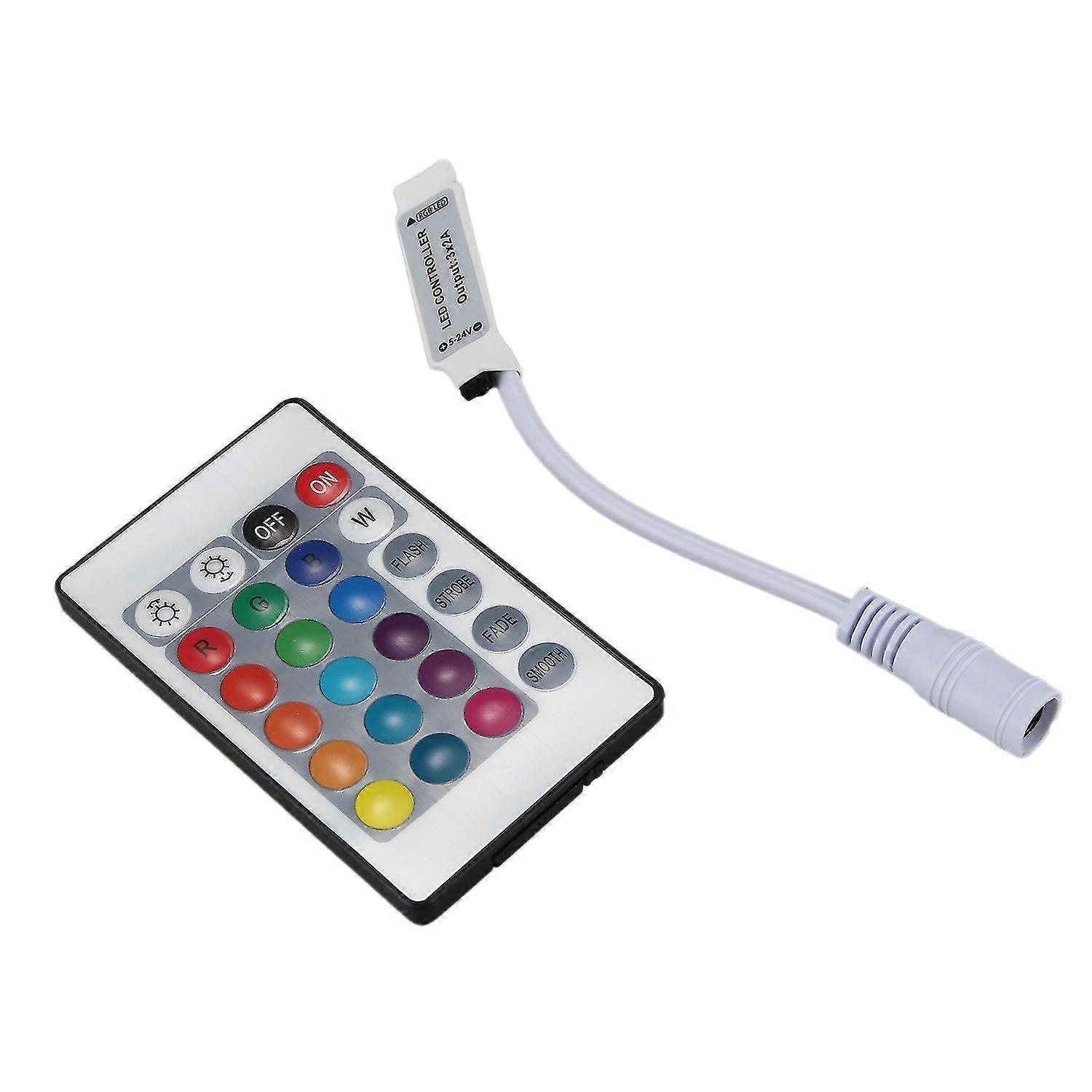 Télécommande Mini Ir 24 boutons pour Rgb