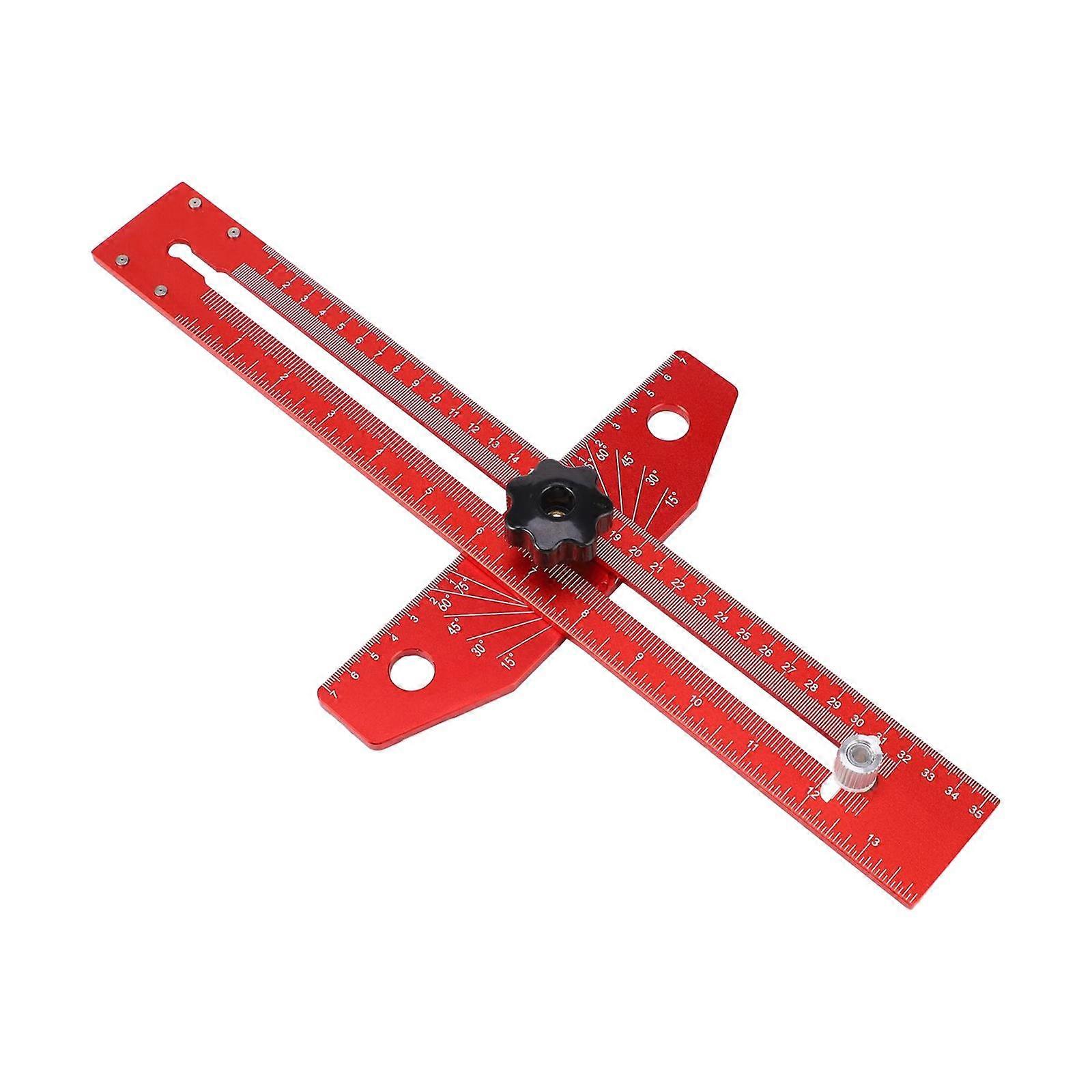 T Square Rotated Woodworking Scriber Measuring Tool for Carpentry