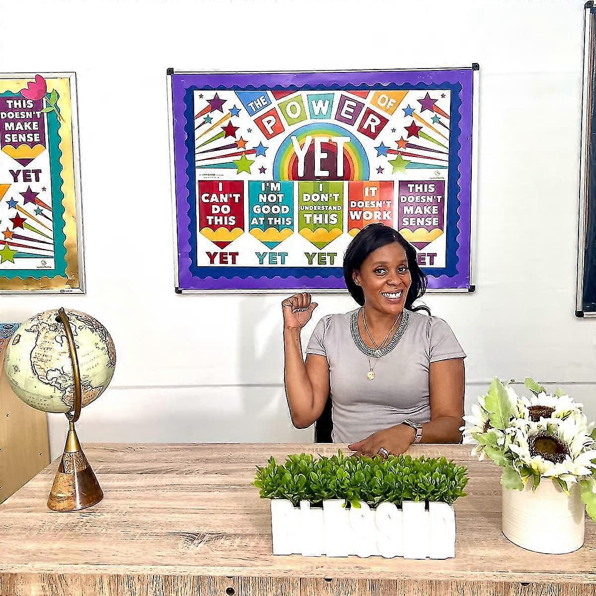 Growth Mindset Classroom Decorations - Banner Posters For Teachers ...
