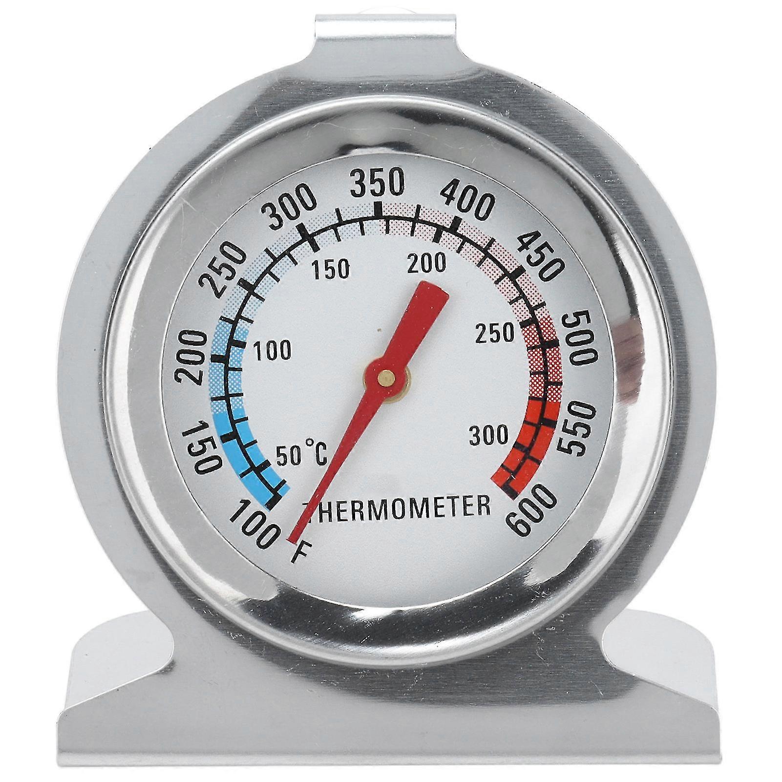 Stainless Steel Oven Thermometer High Accuracy Dial Pointer Kitchen Cooking Thermometers