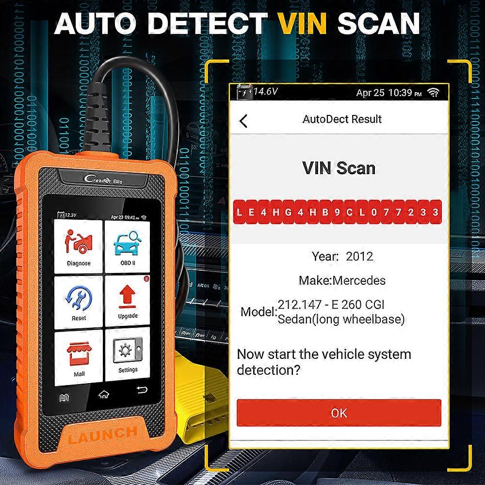 X431 Elite Full System Full Function for Benz Auto OBD OBD2 Diganostic Scanner ECU Coding Active Test Car Scan Tools