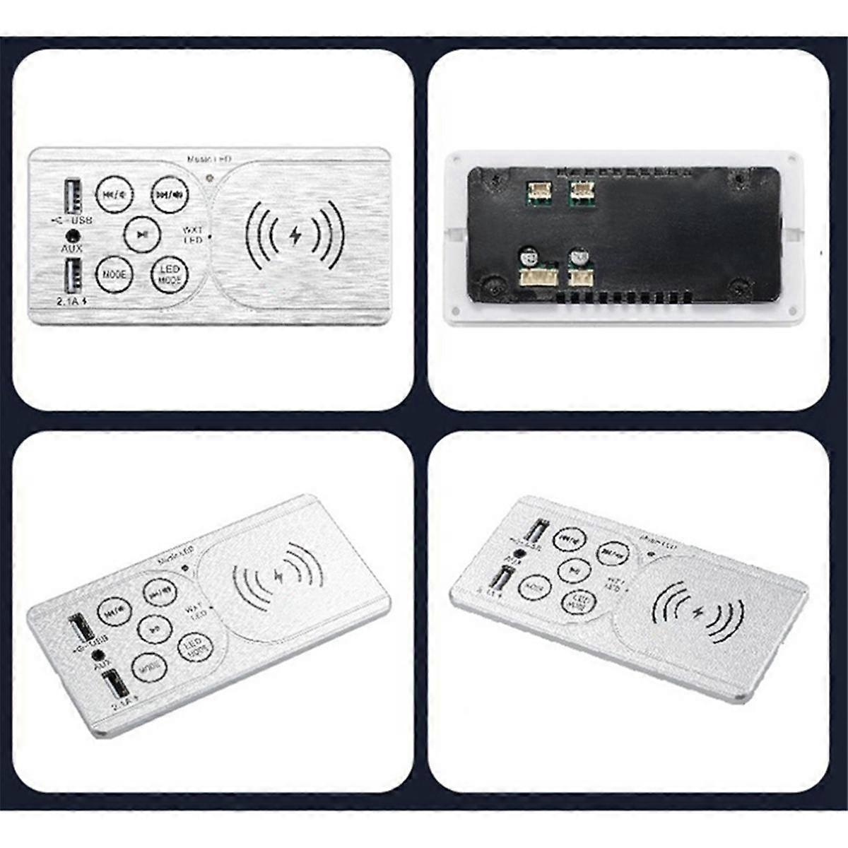 Embedded Touch USB Wireless Charging Sofa Soft Bedside Table Control Bluetooth TWS Audio Accessorie