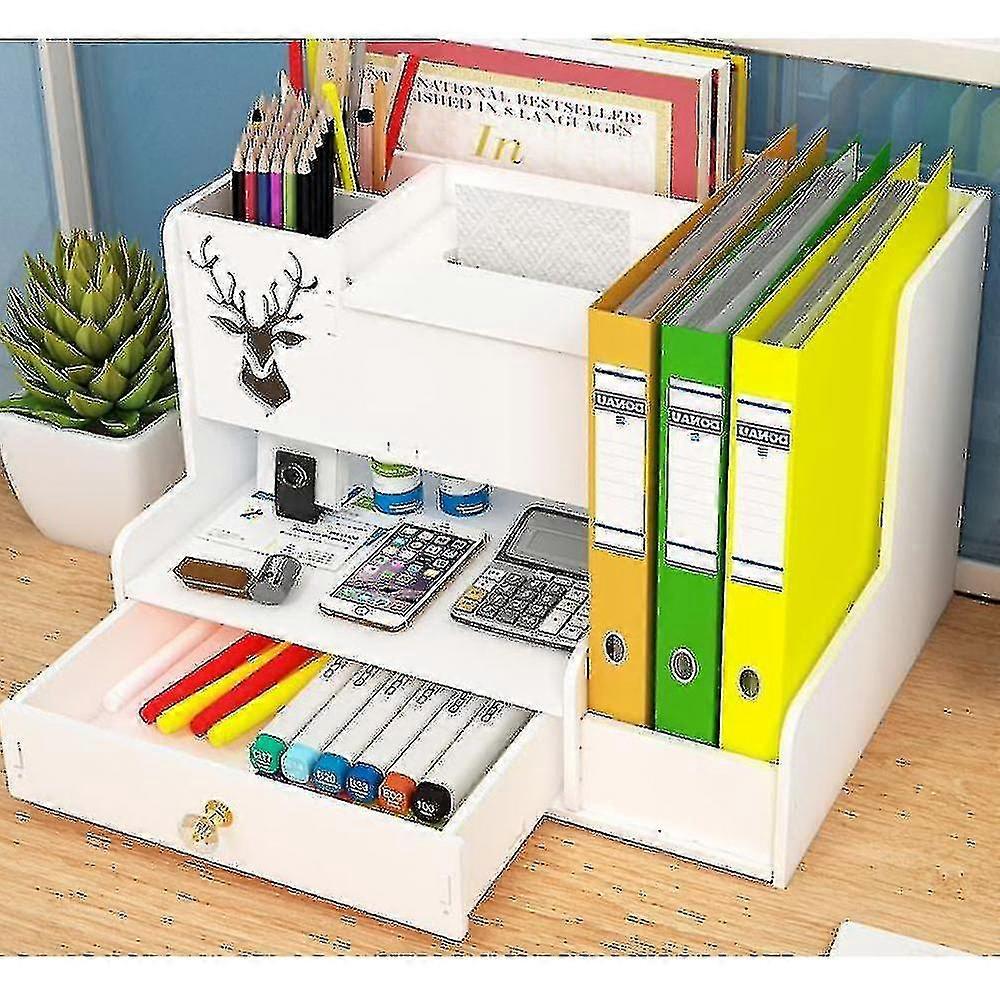 Organizer Plastic Holder Desktop Desk Storage Office