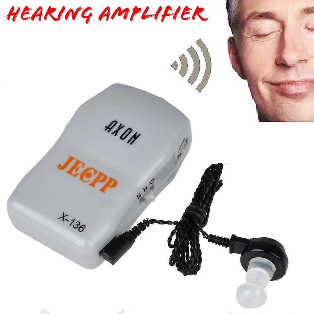 JECPP Hearing Aids Sound Amplifier Battery Powered Hearing Enhancement Device for Adults & Seniors