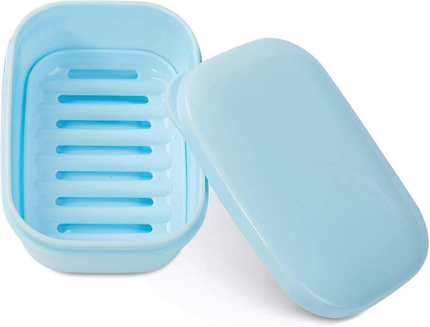 H 1 Pack, Travel Container With Lid, Portable Bar H (sky )