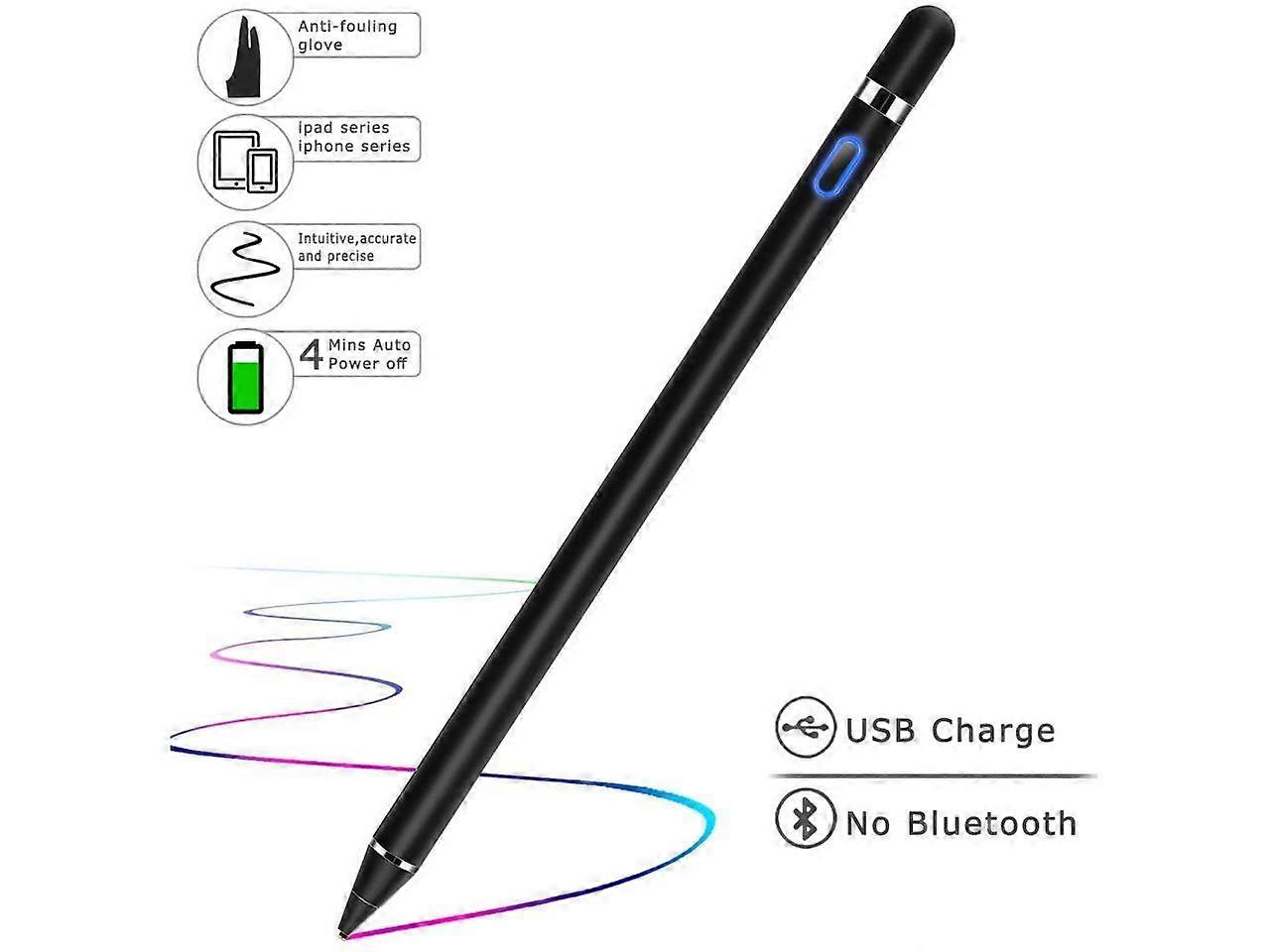 Stylus Pens for Touch Screens Fine Point Active Stylus Pen Rechargeable Compatible with Ipad iPhone Android and Tablet Capacitive Stylus for Writing D