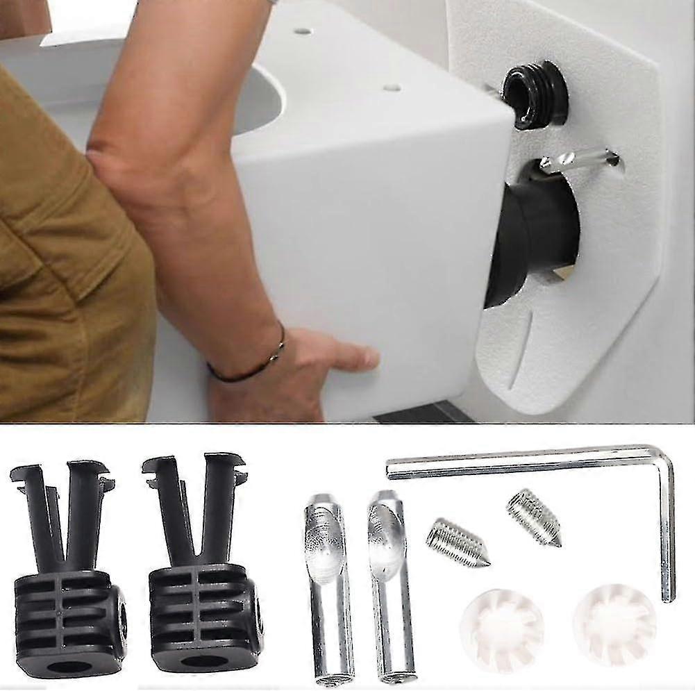 Kit d'installation universel pour toilettes murales, charnières de