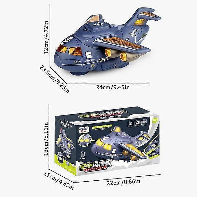 Electric Airplane Toy Small Toy Airplanes With Lights & Sound Infant Early Educational Toys For 3-12-Year-Old Boys Girls