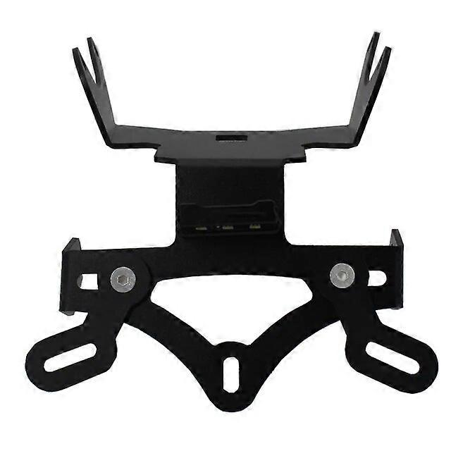 Support Plaque Immatriculation Moto LED Pour CB650R CBR650R 2019-2020 - Support Arrière Sans Garde-Boue, Lumière Blanche 5050, Acier Inox