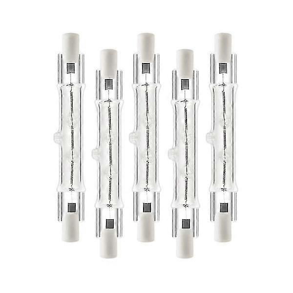 5-pack R7s 118mm 300w 230v,r7s halogen linear light