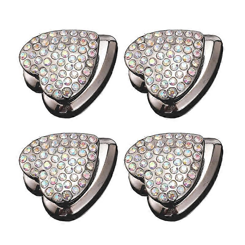 4x Wall Hooks Multi Storage Door Home Car Sparkling Hook Cable Organizer